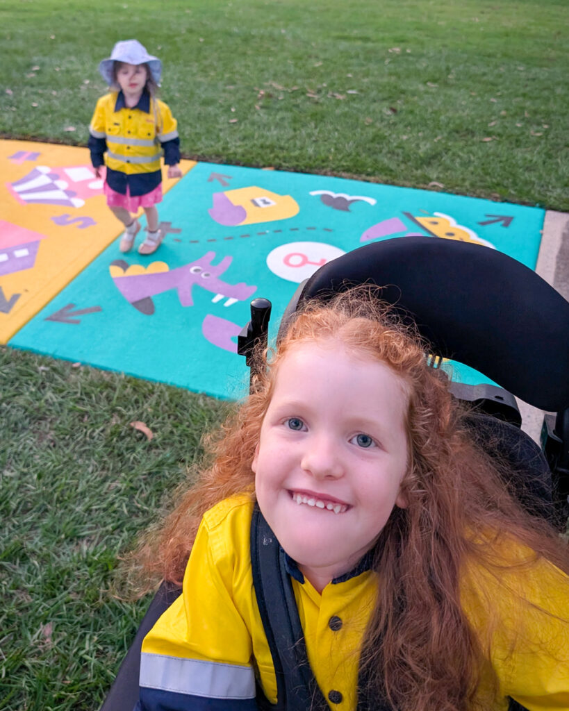 Girl smiling on Playful Path